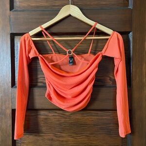 Windsor orange crop tube top size S